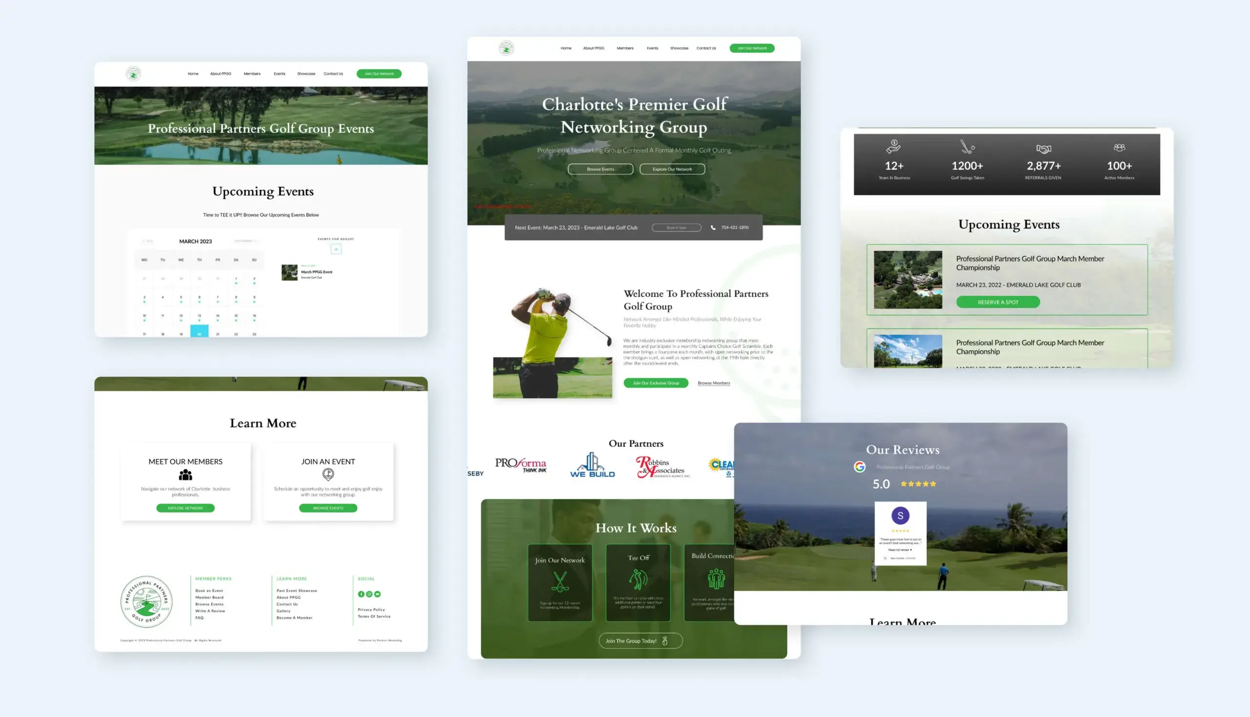 Golf Club Networking Website UI UX Mockup Figma Design 1 scaled (1)