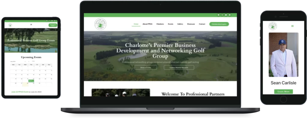 Golf Networking Website Professional Partners Golf Group 1